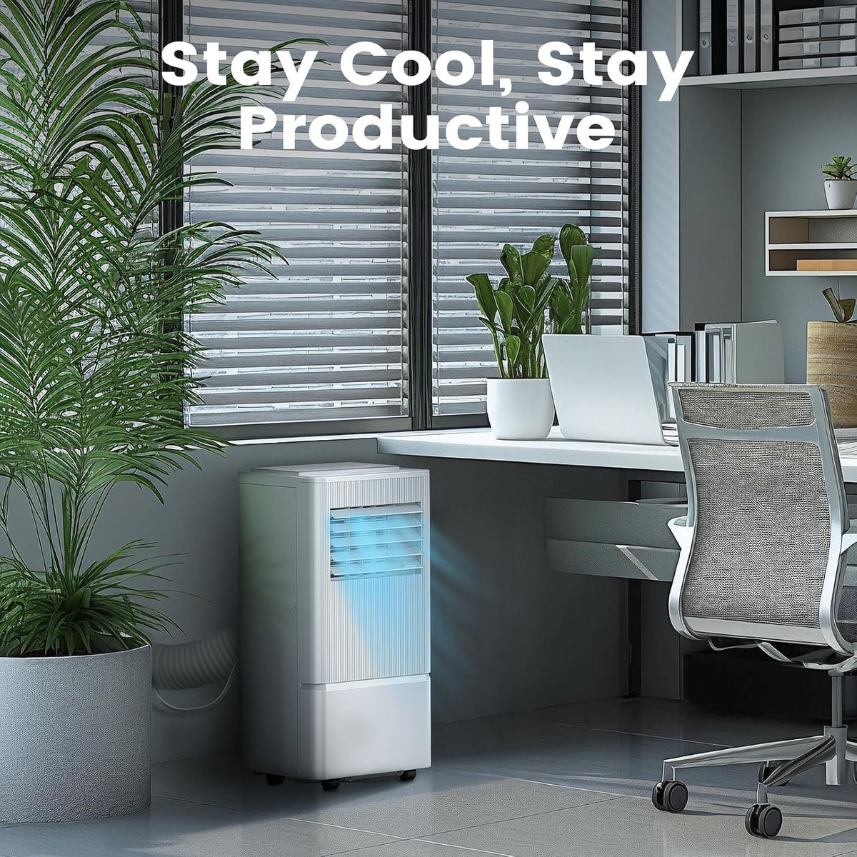 Air Choice Portable Air Conditioner, 10000 BTU Air Conditioner Portable for Room Up to 450 Sq.Ft, Remote Control, 24H Timer, Dehumidifier & Fan Modes, 3-in-1 AC Unit with Window Kit for Home Office