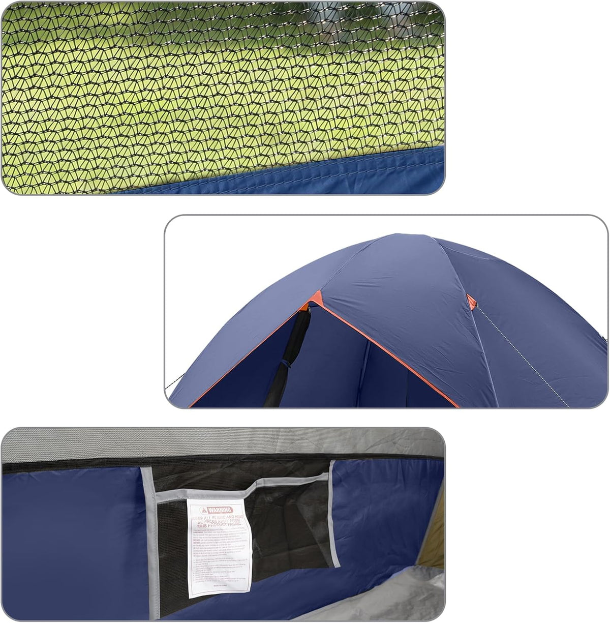 Camping Tent 2/3/4/6 Person Dome Tent Portable Camping Tent Outdoor and Backpacking Beach
