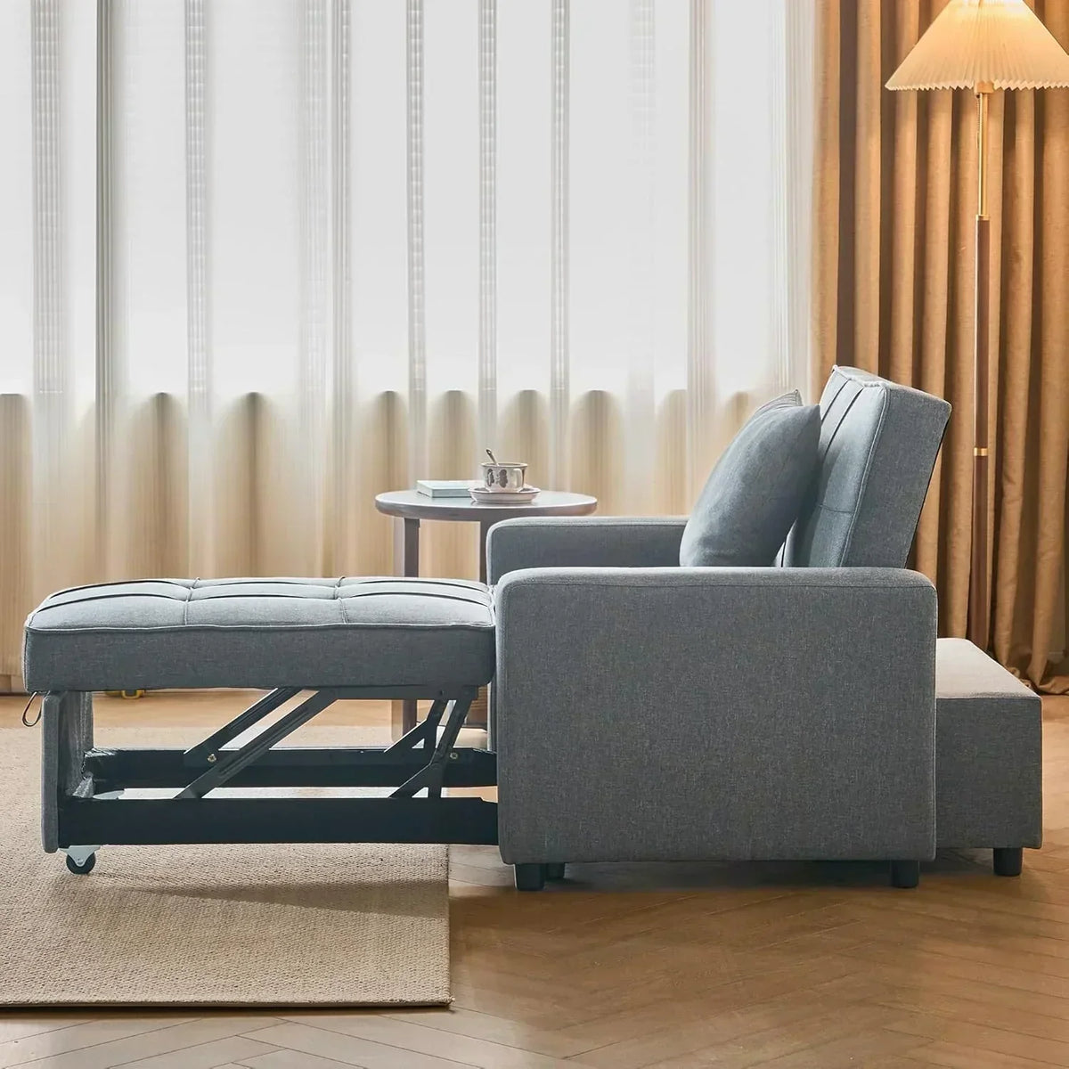 Sofa Bed Chair Convertible Sleeper Sofa with Pull-Out Bed