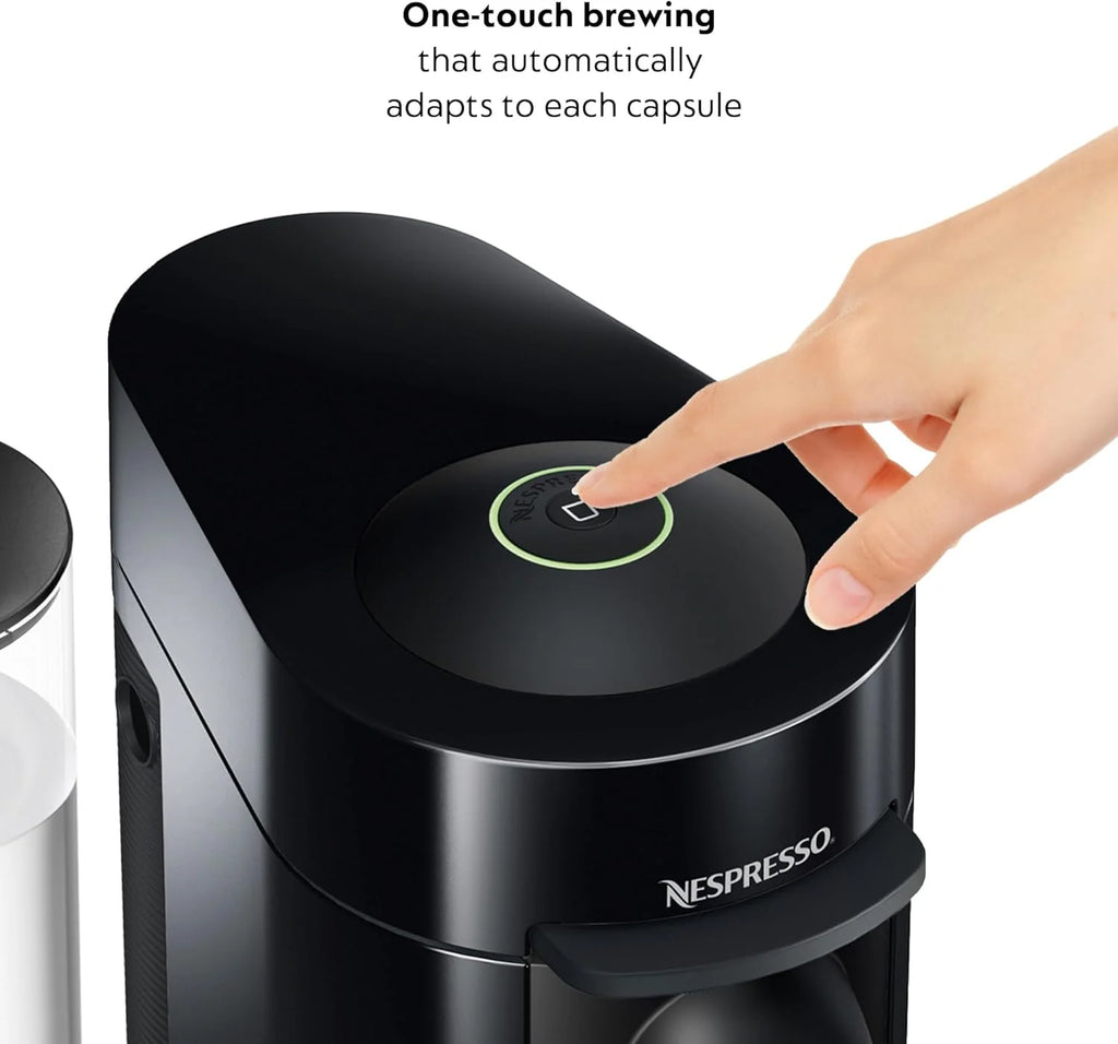Nespresso Vertuo Plus Coffee and Espresso Maker by De'Longhi, Grey