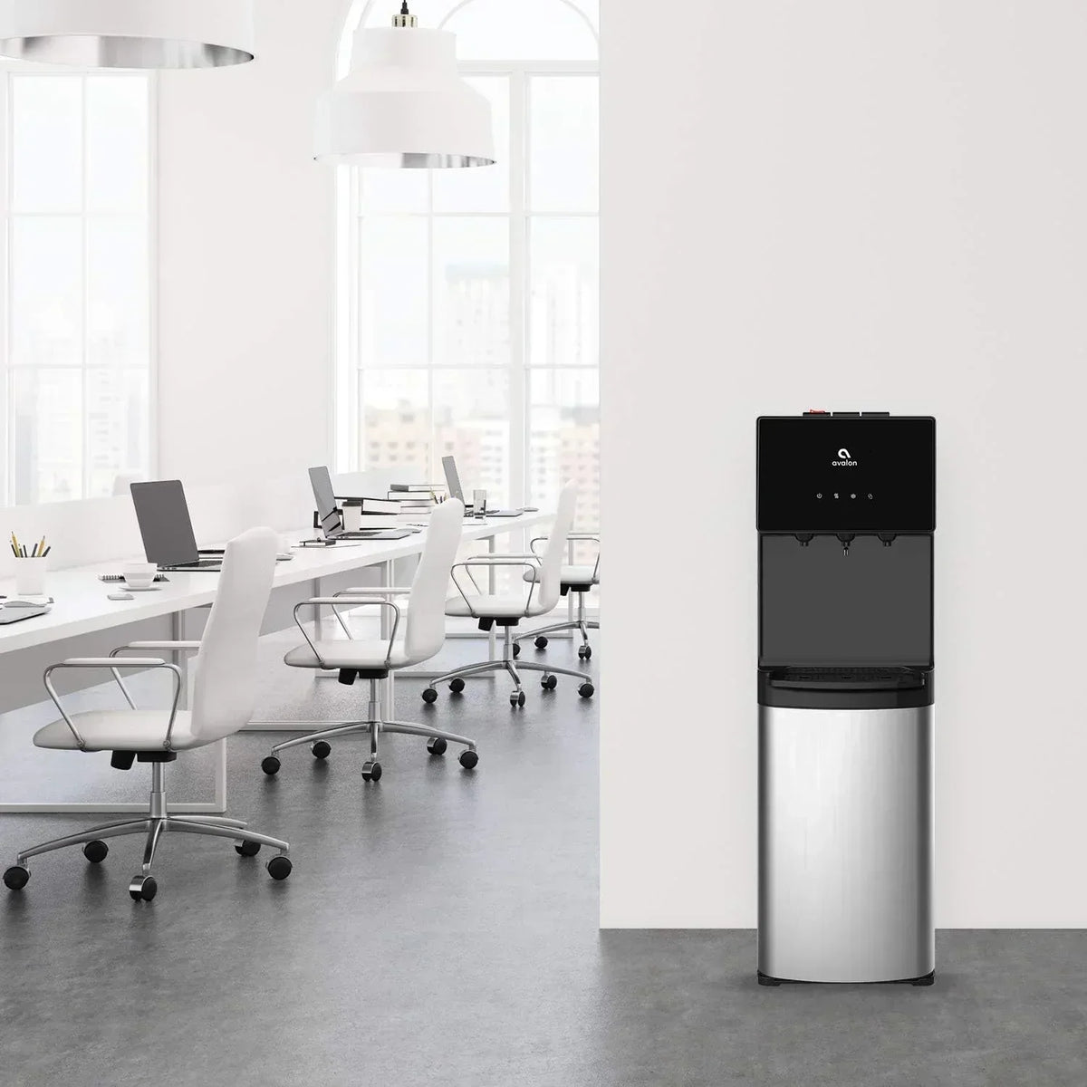 Avalon Bottom Loading Water Cooler Water Dispenser with BioGuard 3 Temperature Settings