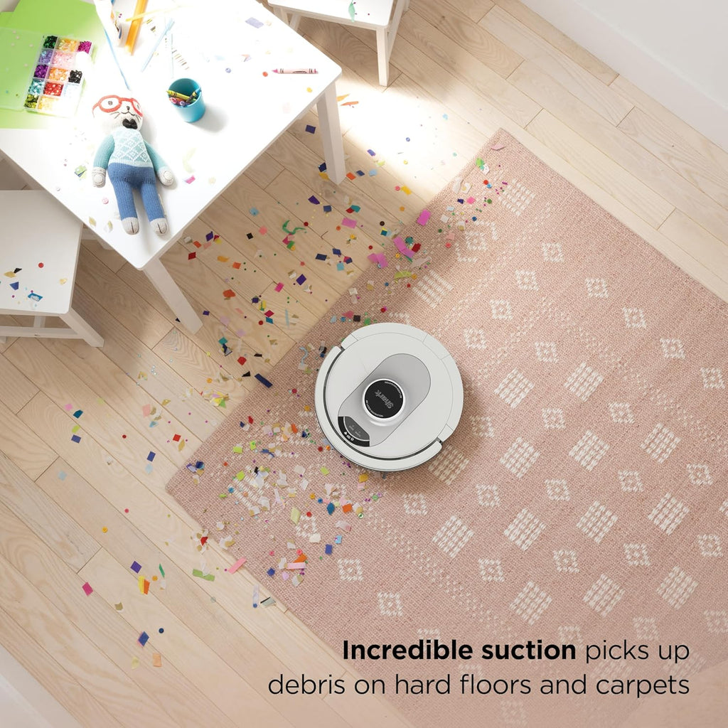 Robotic vacuum cleaner Voice Control Robot Vacuum with Matrix Clean Navigation, Home Mapping, 60-Day Capacity, XL Self-Empty Base for Homes with Pets, Carpet & Hard Floors