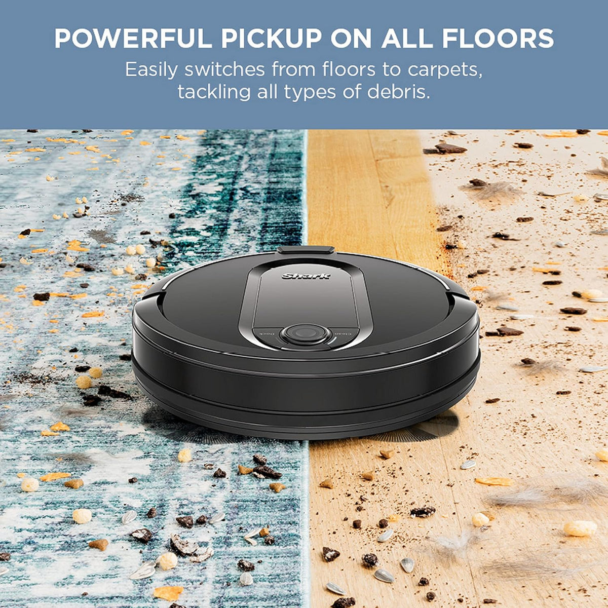 Robot Vacuum & Mop Combo, Powerful Suction, Matrix Plus, 60-Day Debris Capacity, HEPA Bagless Self Empty Base, Sonic Mopping, Home Mapping for Pet Hair - Carpets & Hardfloor, AV2610WA
