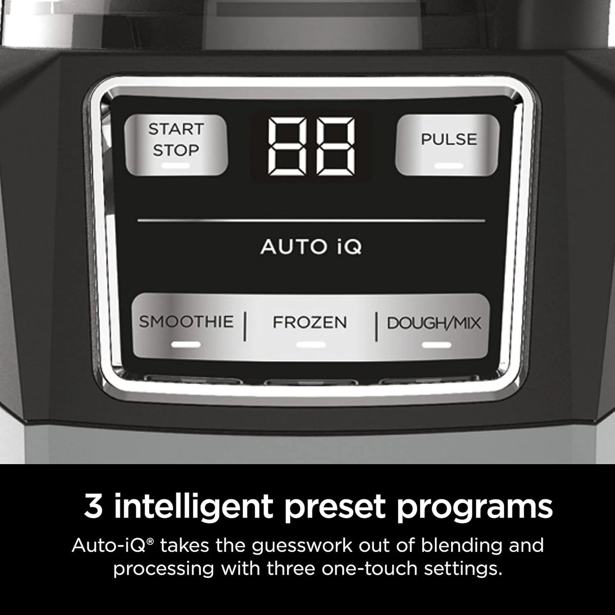 Ninja Blender Compact Kitchen System for Smoothies, Doughs, and Frozen Drinks with Auto-IQ, 72 oz* Blender Jar