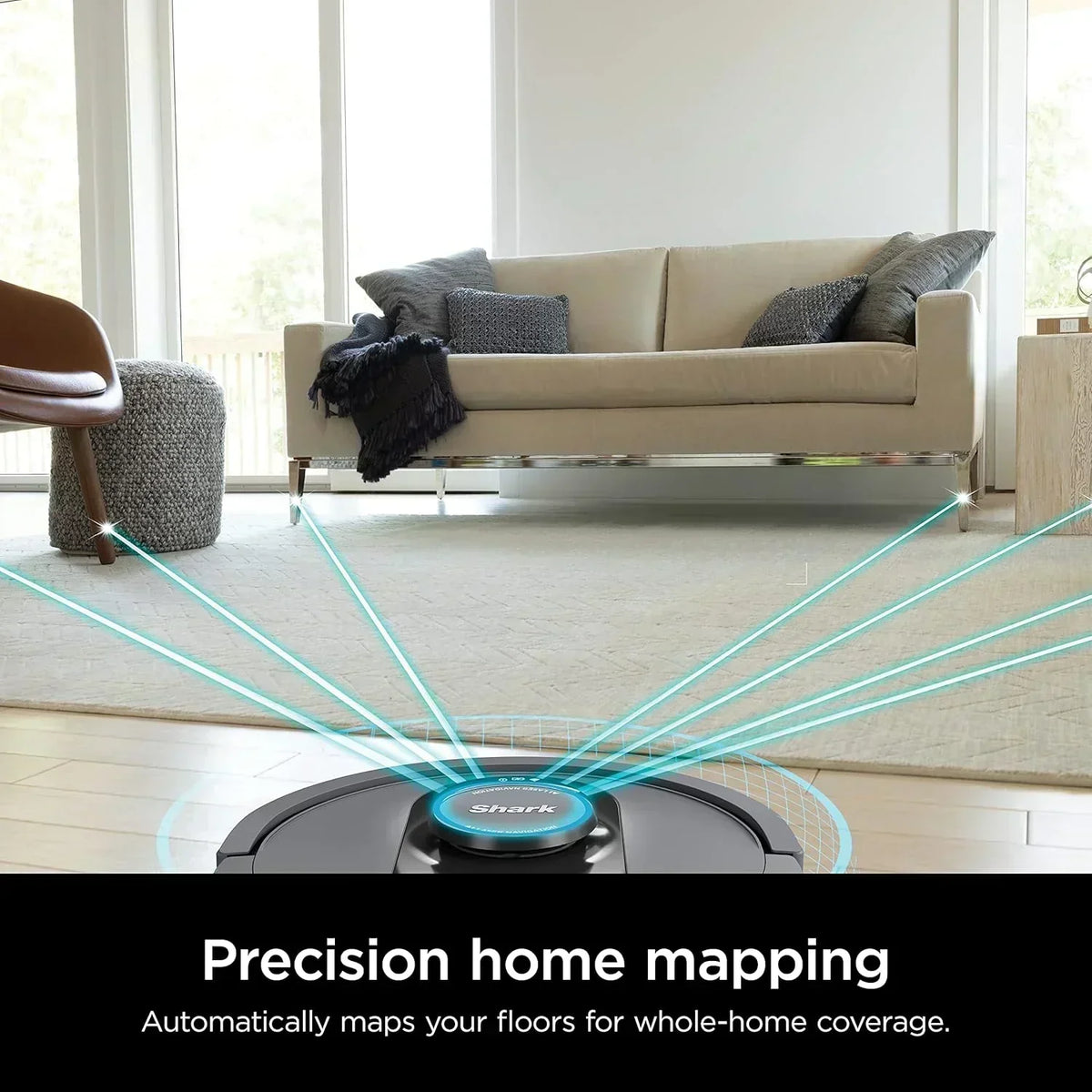 Robotic vacuum cleaner Voice Control Robot Vacuum with Matrix Clean Navigation Home Mapping