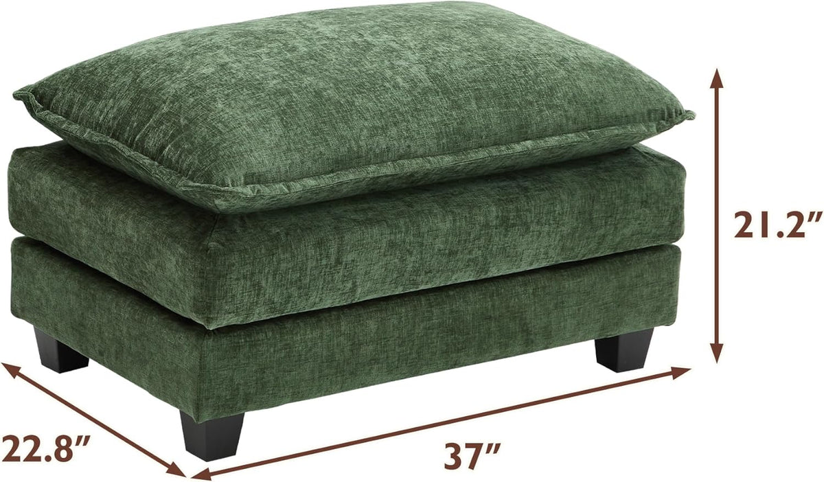 ihanherry 146-inch U-shaped modern sofa modular area cloud sofa