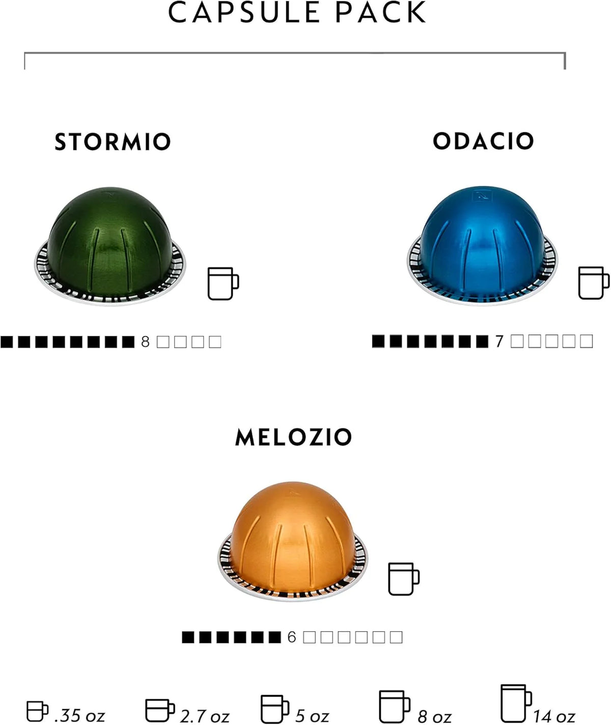 Nespresso De'Longhi Vertuo Coffee and Espresso Machine