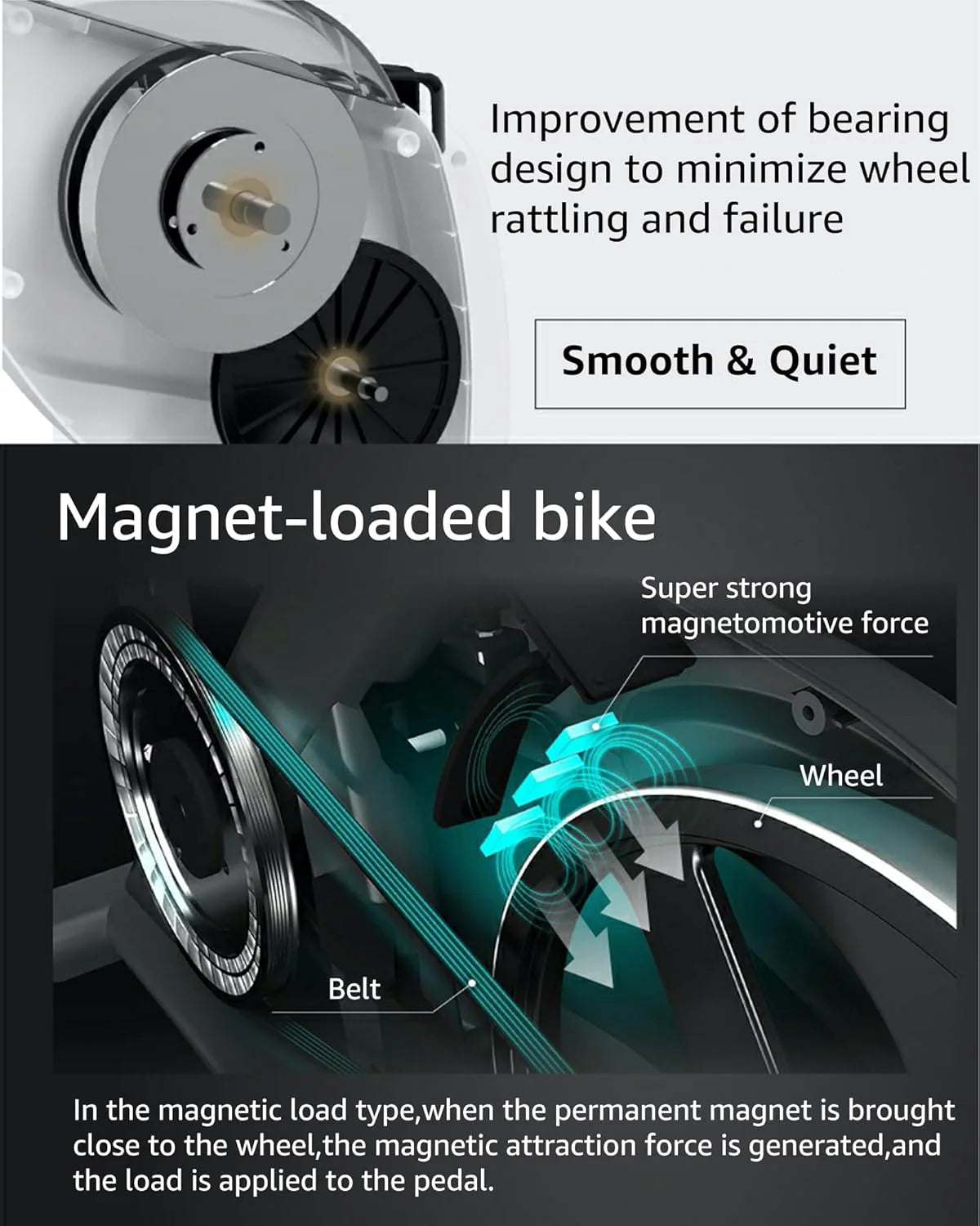 Foldable Exercise Bike Stationary Bikes for Home, 5 IN 1 Indoor Workout Bike, Cycling Bike with 16-Level Quiet Magnetic Resistance, 6.6 LBS Flywheel and 300LBS Capacity, 2025 Designed 817 X-bike