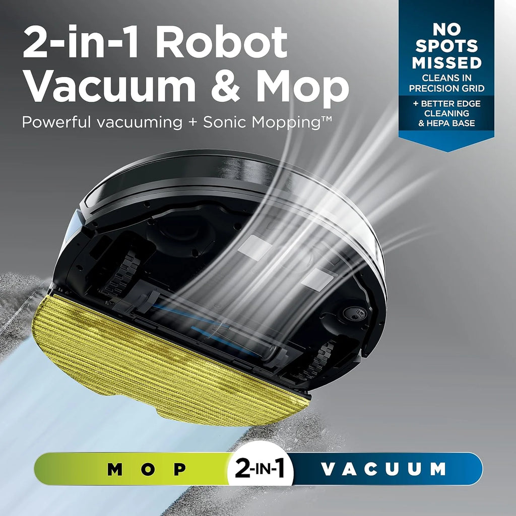 Robotic vacuum cleaner Voice Control Robot Vacuum with Matrix Clean Navigation, Home Mapping, 60-Day Capacity, XL Self-Empty Base for Homes with Pets, Carpet & Hard Floors