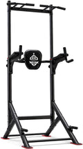 Sportsroyals Power Tower Pulp Up Bar Station, 450 lbs stable suspended immersion tilt station