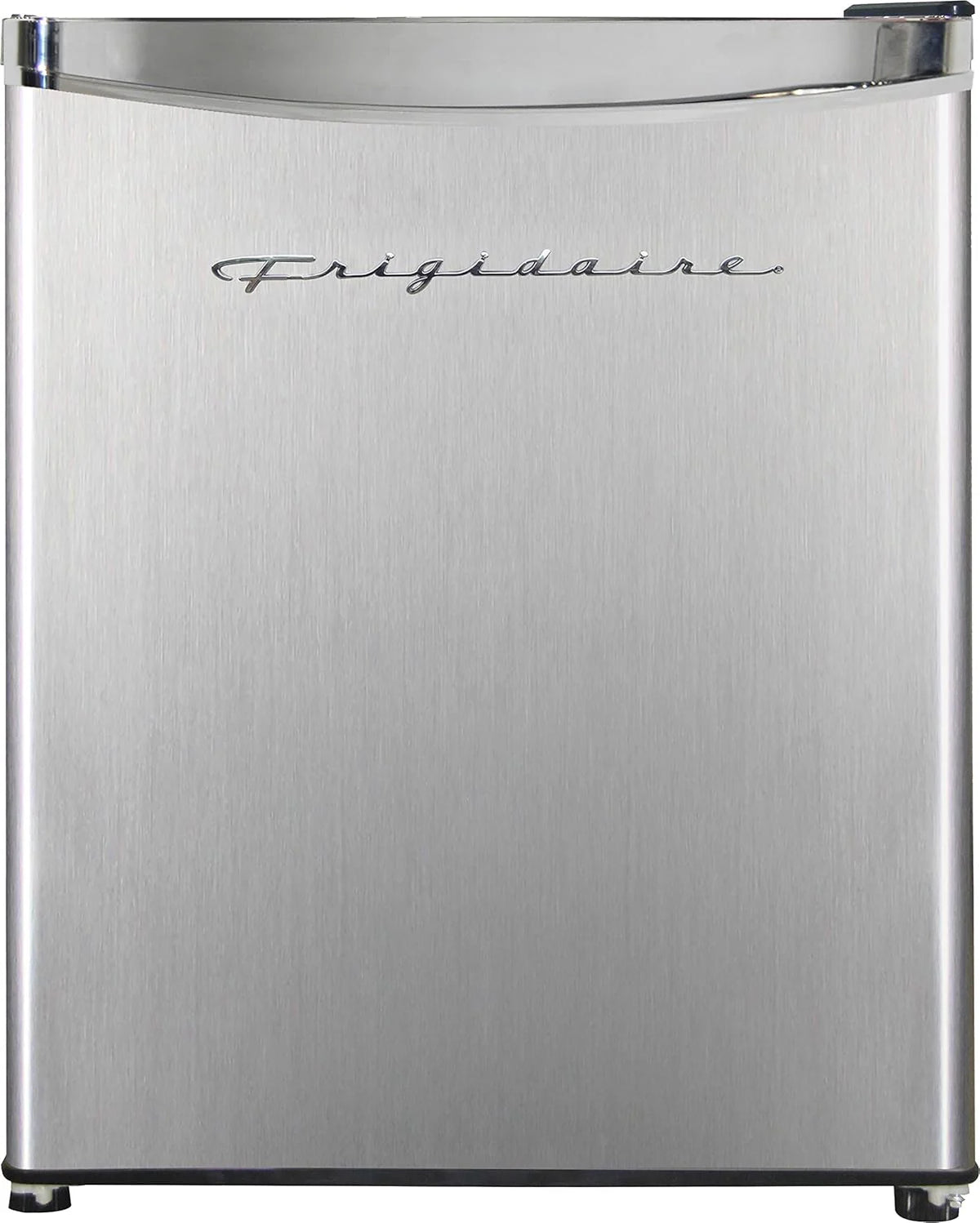 Frigidaire Upright Freezer, 6.5 cu. ft., Deep Freeze, Vinyl Coated Metal with Wire Shelving, Compact for Kitchen, RV, Dorm, Cabin, and Trailer, Platinum Design Series, Silver - 21D x 23W x 56H