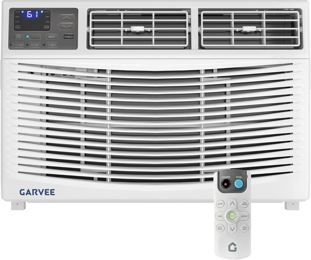 Garvee 6000 BTU U-Shaped Window Air Conditioner, Cools Up to 269 Sq.Ft.