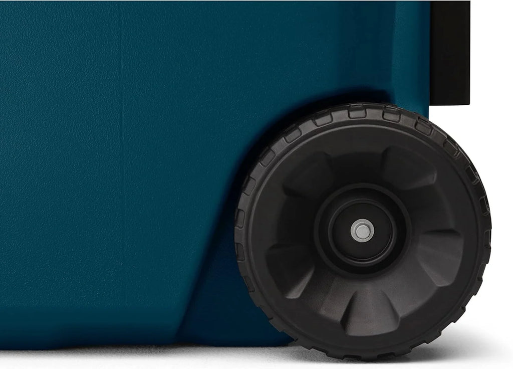 Coleman Insulated Portable Rolling Cooler with Wheels, Leak-Proof Outdoor Hard Cooler, Keeps Ice for Up to 5 Days, 100 Quart