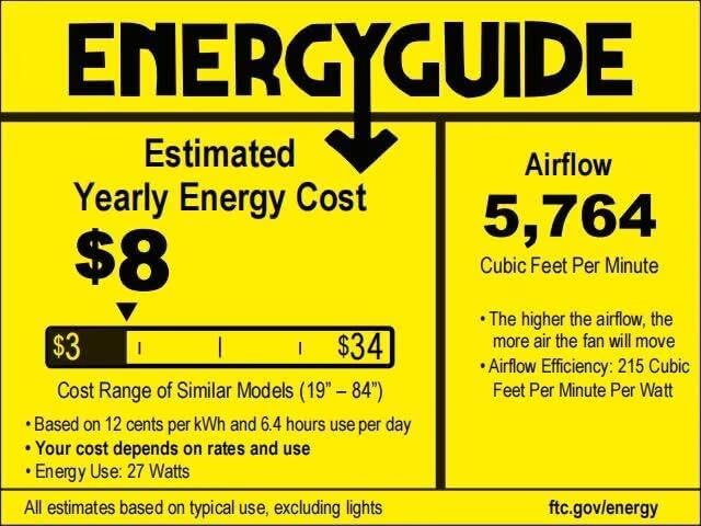 Zmishibo 72-inch large ceiling fan with lighting and remote indoor/outdoor