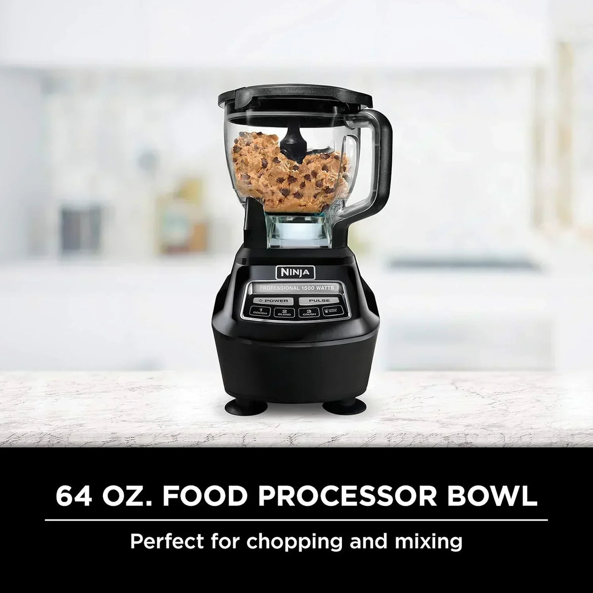 Ninja Mega Kitchen System 1500 Watt 72 Ounce Full Size Blender and 8 Cup Food Processor