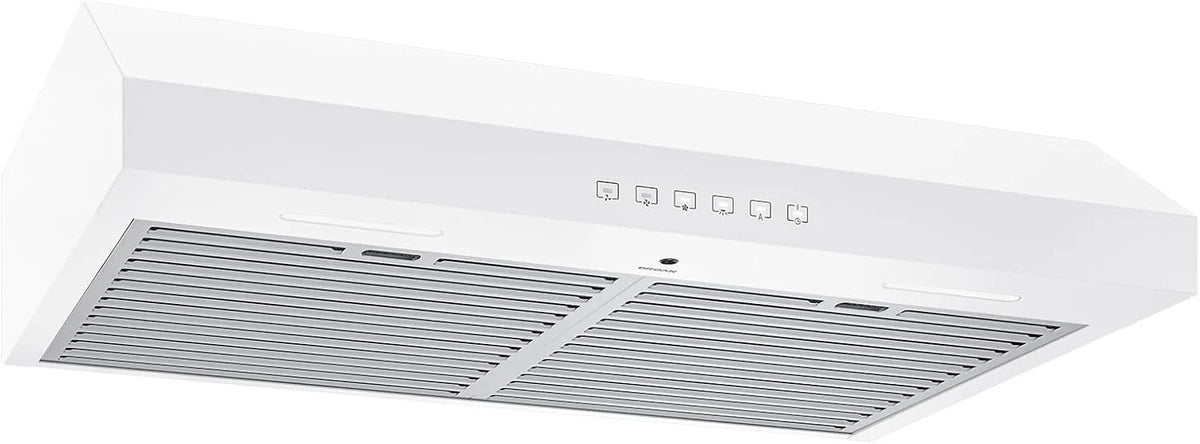 Broan-NuTone Three-Speed Glacier Undercabinet Range Hood with LED Light, ADA Compliant