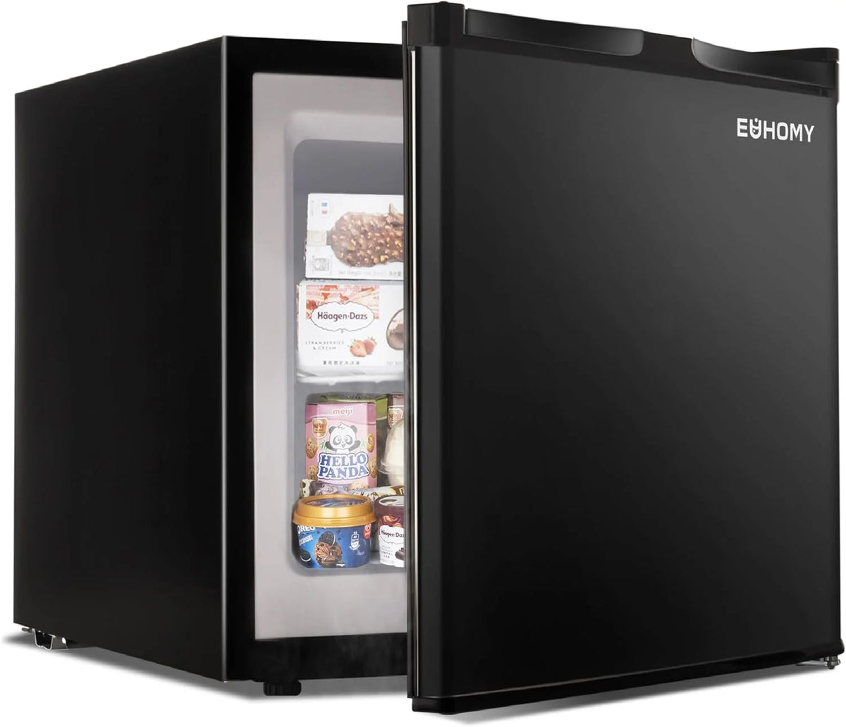 Upright freezer, 3.0Cubic Feet, Single Door Compact Mini Freezer with Reversible Door Small freezer for Home/Dorms/Apartment/Office