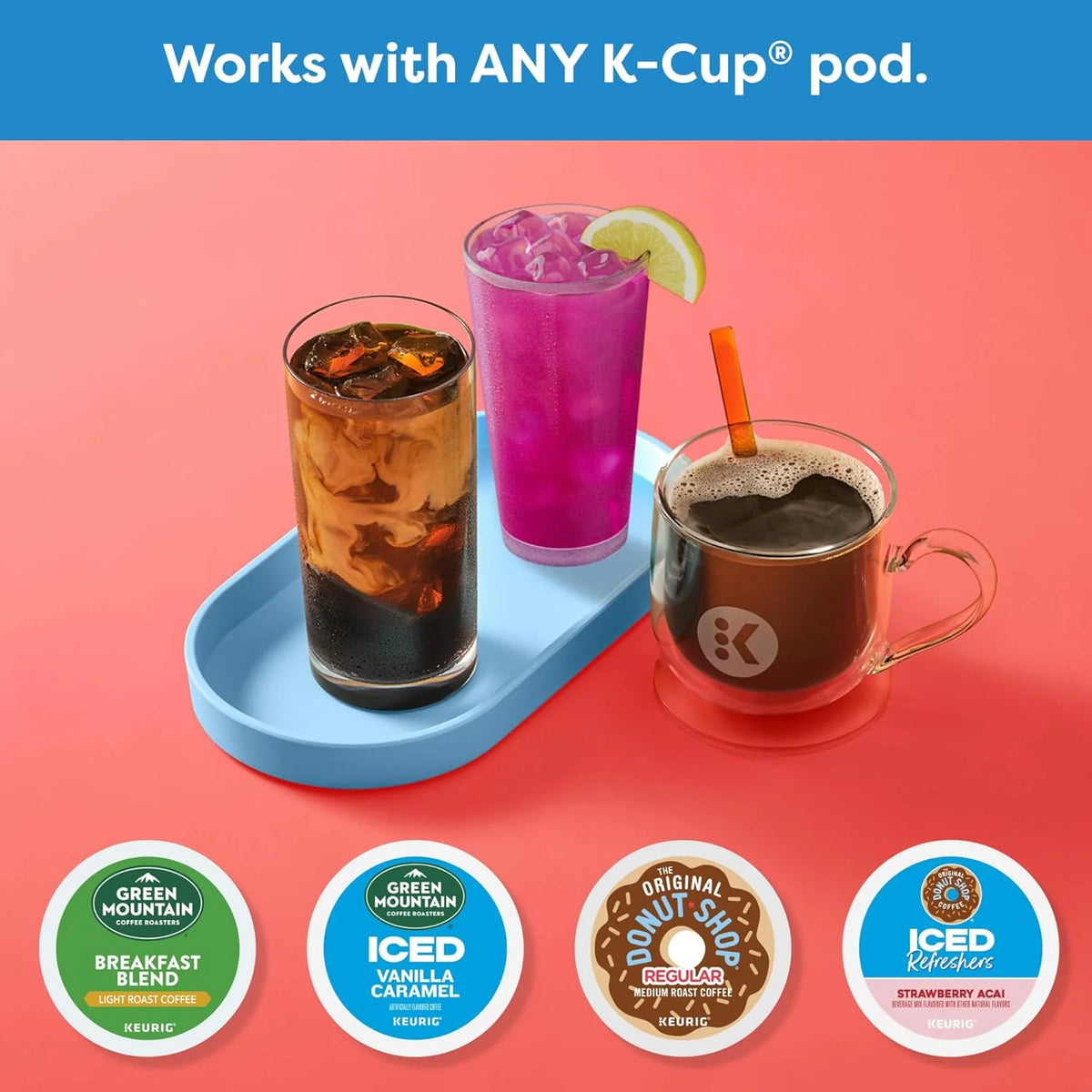 Keurig K-Iced Coffee Maker Single Serve K-Cup Pod
