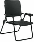 Folding Chair for Massage Cushions in Black