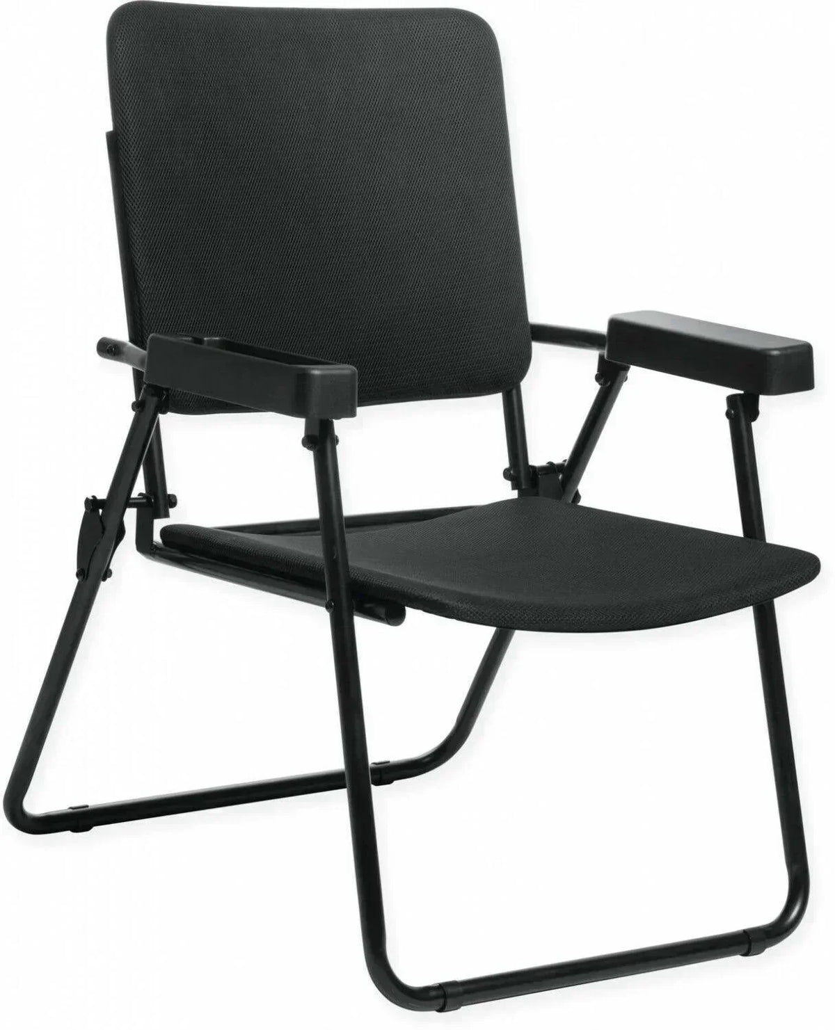 Folding Chair for Massage Cushions in Black