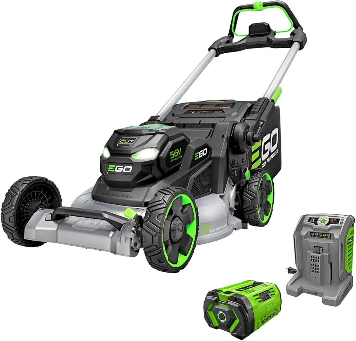 EGO POWER+ Electric Lawn Mower, Self-Propelled Cordless with Select Cut and Touch Drive