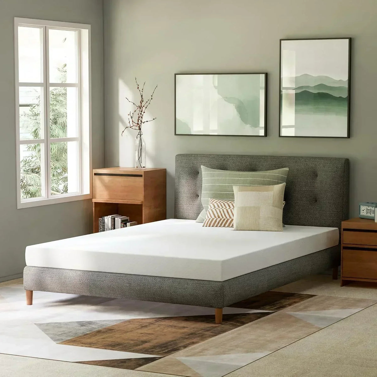GAESTE 8-inch Fully Cooling Gel Memory Foam Mattress Mattress-in-a-Box