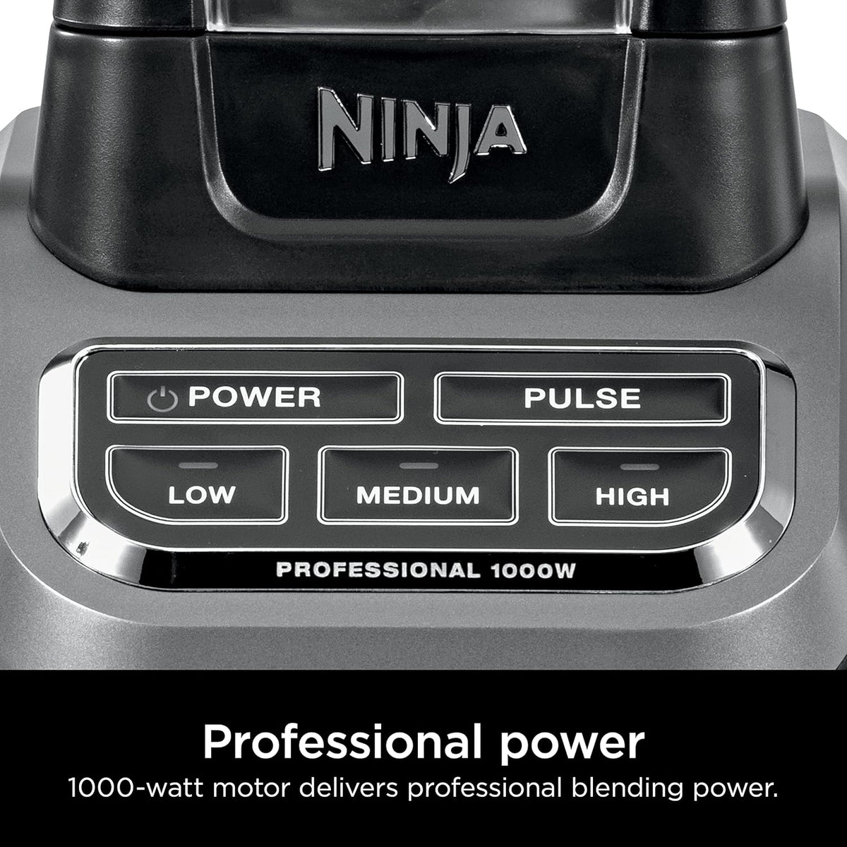 Ninja BL660 Professional Compact Smoothie and Food Processor Blender, 1100W, 3 Functions - Perfect for Frozen Drinks, Smoothies, Sauces, and More
