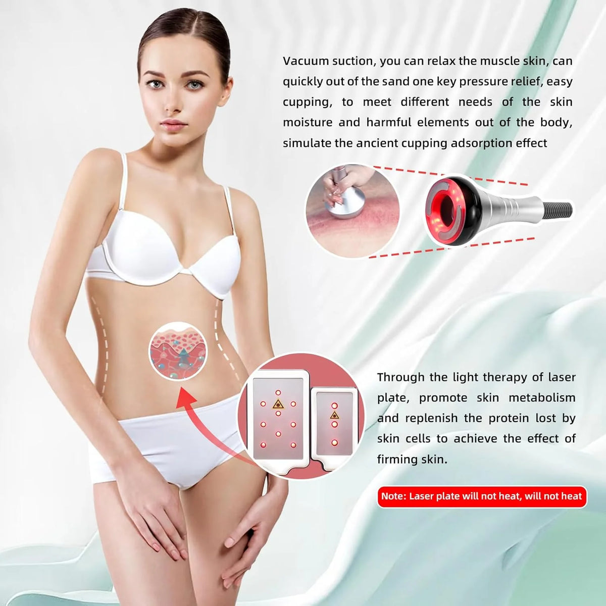 Body Massager Multifunction Beauty for Improvement in The Appearance of Cellulite Device