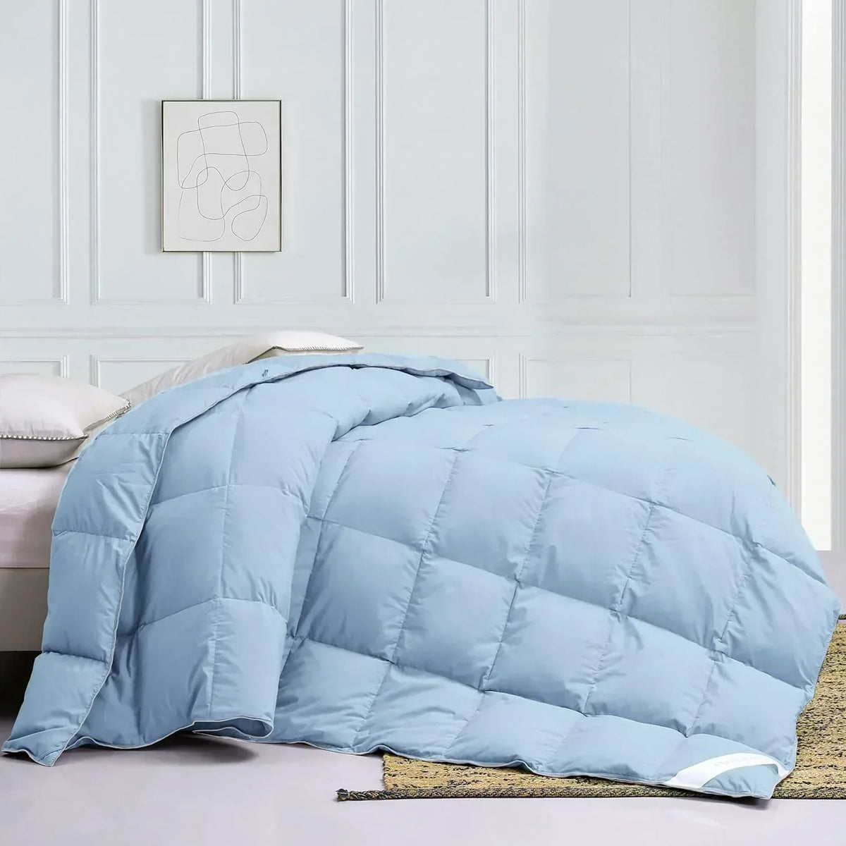 Premium Down Comforter 3D Baffle Box Design