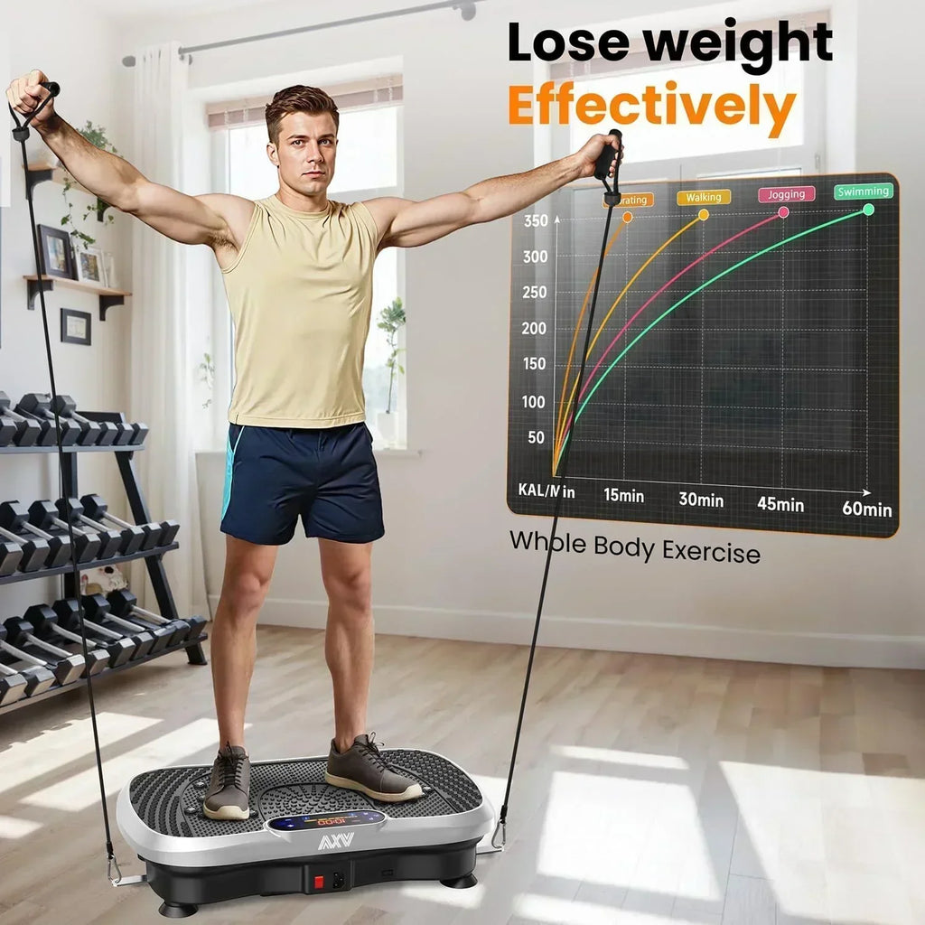 AXV Vibration Plate Fitness Platform Trainer Suitable for men and women to lose weight