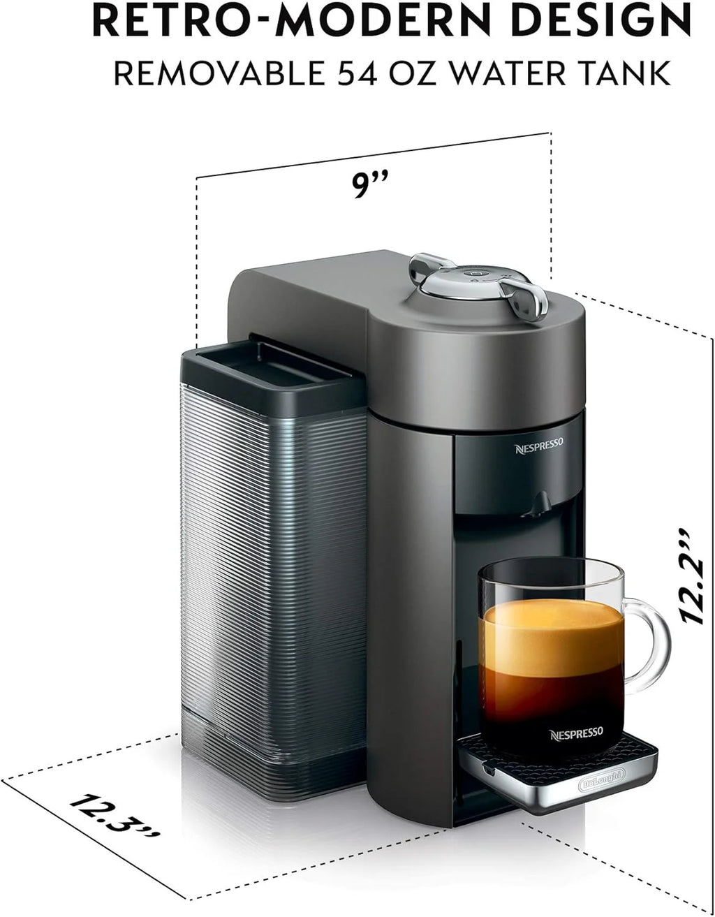 Nespresso De'Longhi Vertuo Coffee and Espresso Machine