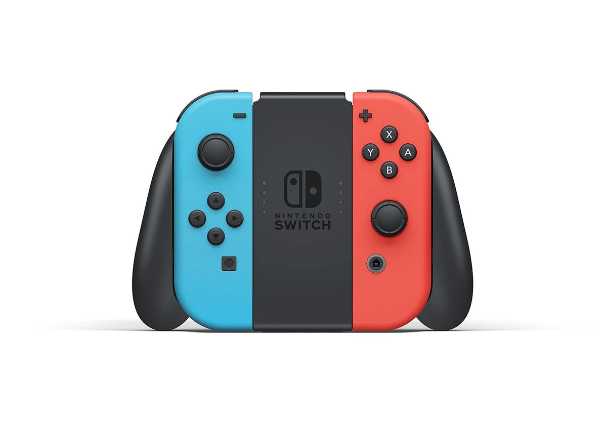 Nintendo Switch with Neon Blue and Neon Red Joy-Con - Handheld Gaming Console