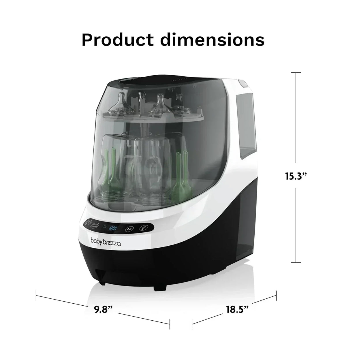 Bottle Washer Pro Baby Bottle Washer Sterilizer Dryer All in One Machine Cleans Bottles