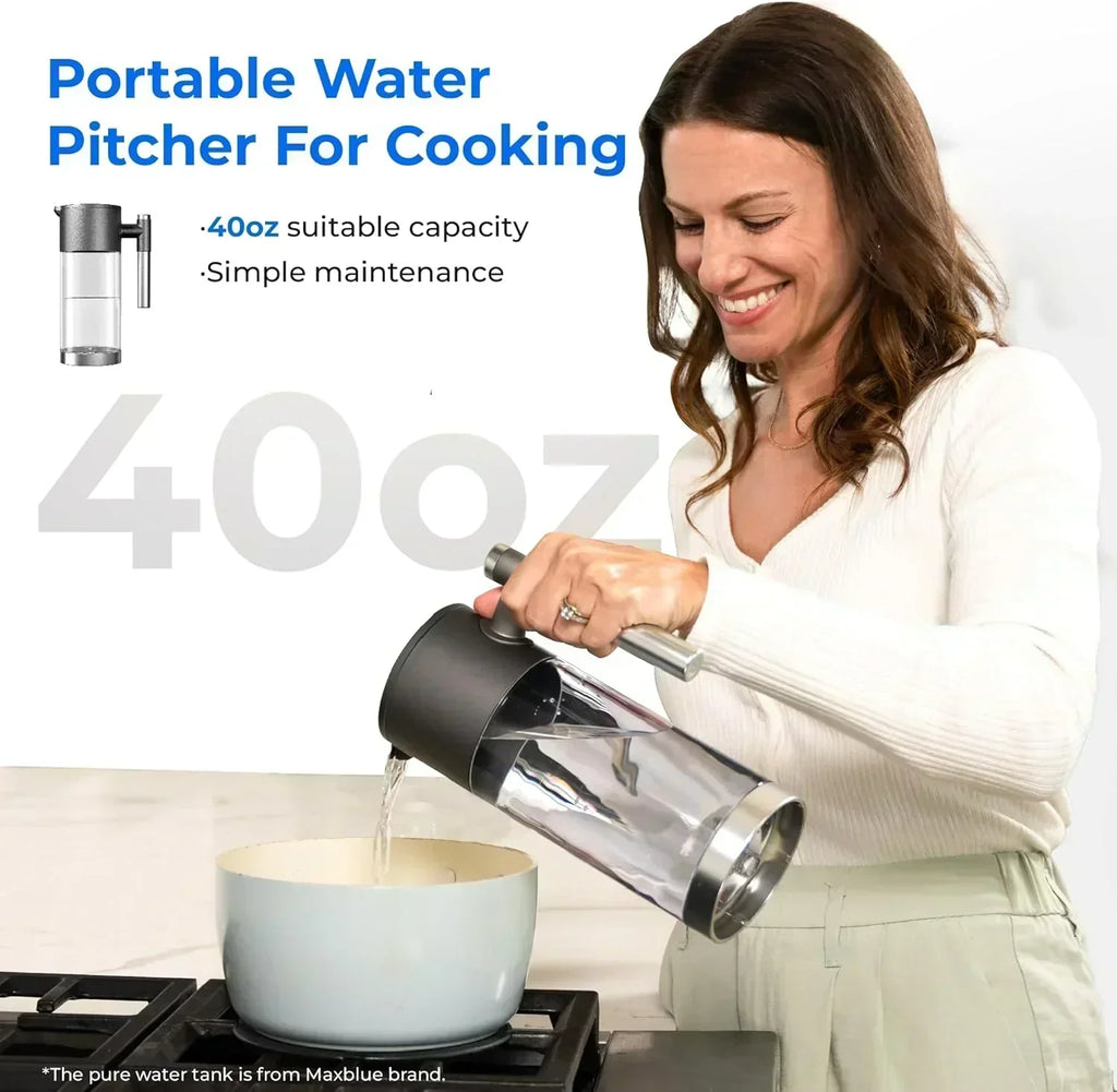 Waterdrop WD-A2 Countertop Reverse Osmosis System 3:1 Purified Water to Drain Ratio