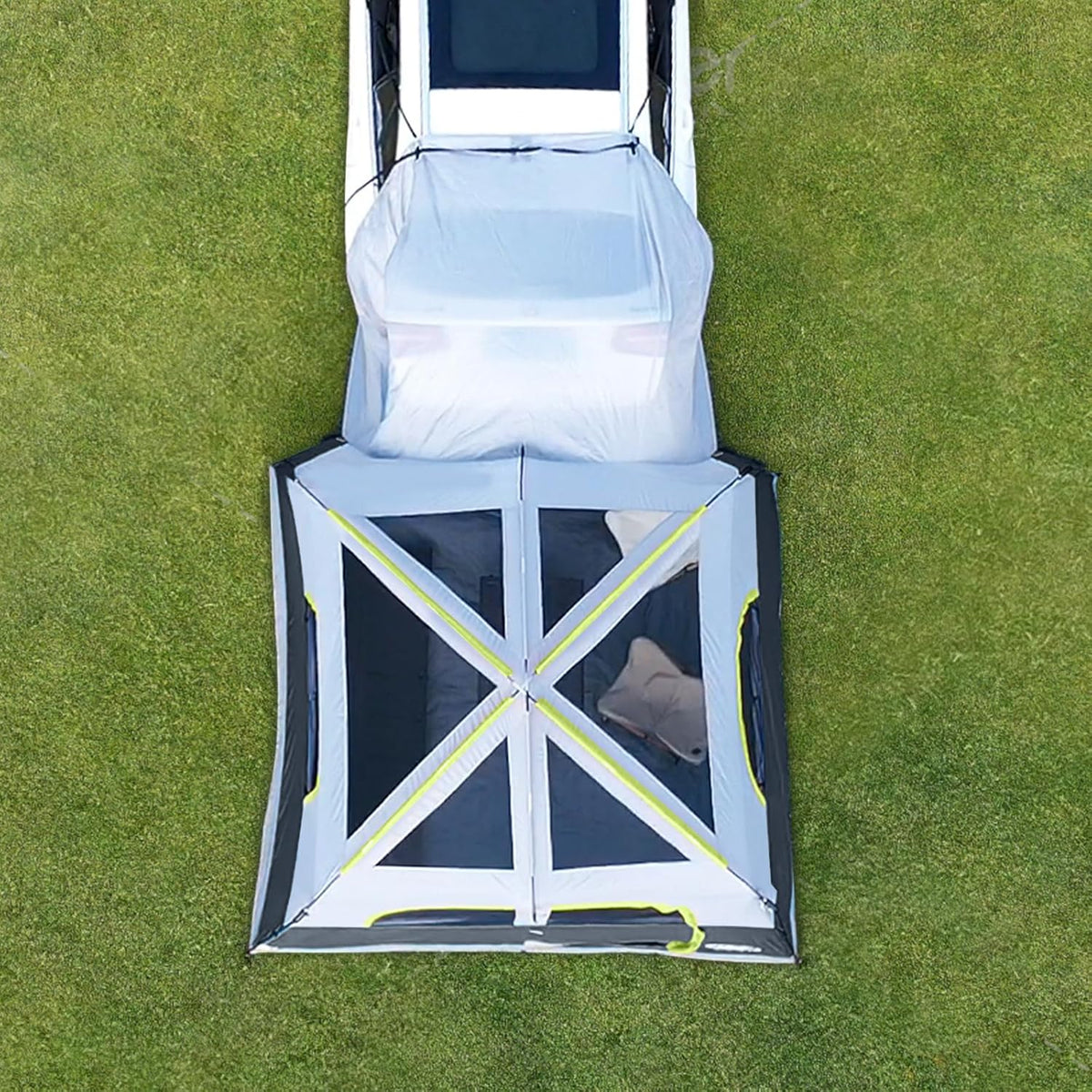 SUV Tent for Camping, 6-Person SUV Tailgate Tent - Easy Set Up with Rainfly, 10'x9'x78in(H)