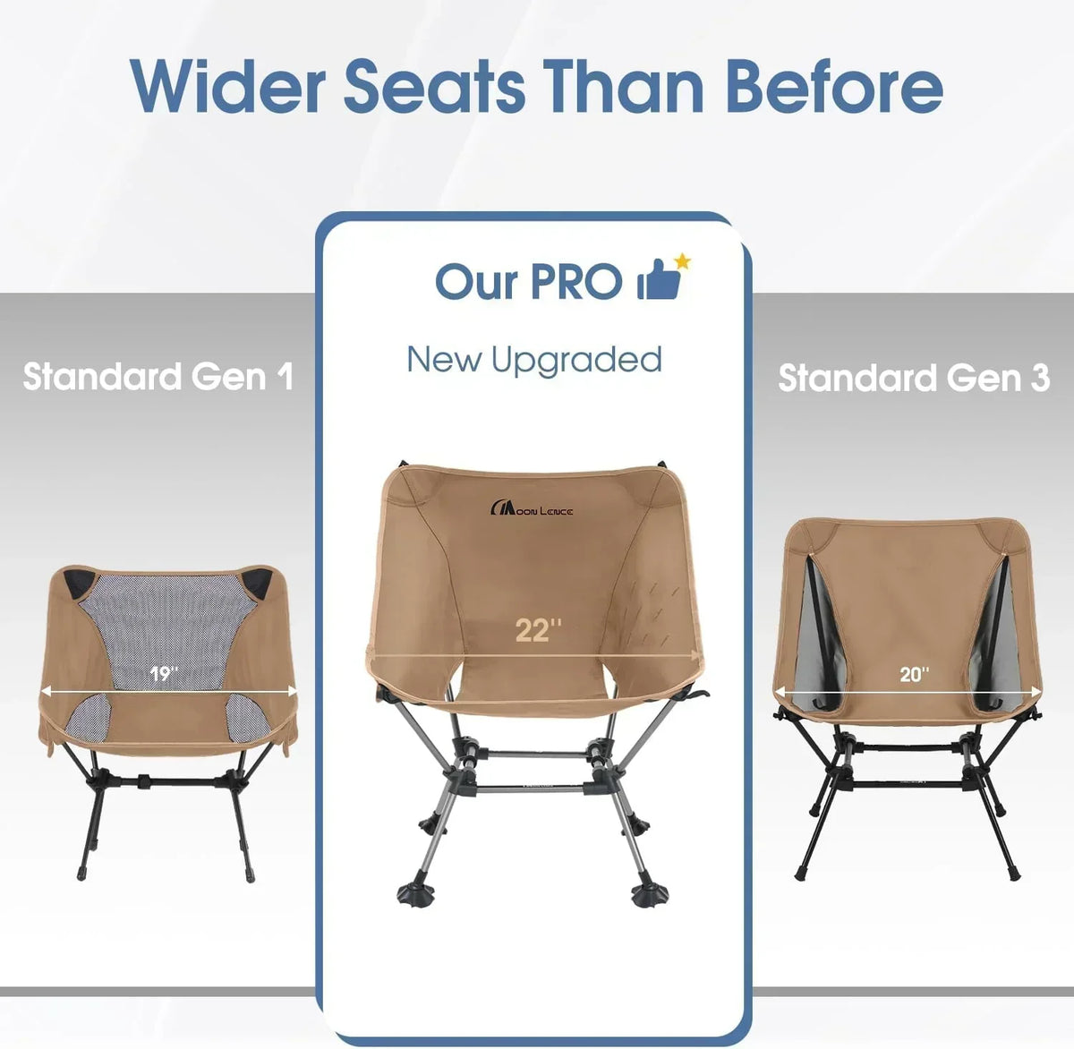Portable Camping Chair Plus Folding Chair for Backpacking and Hiking