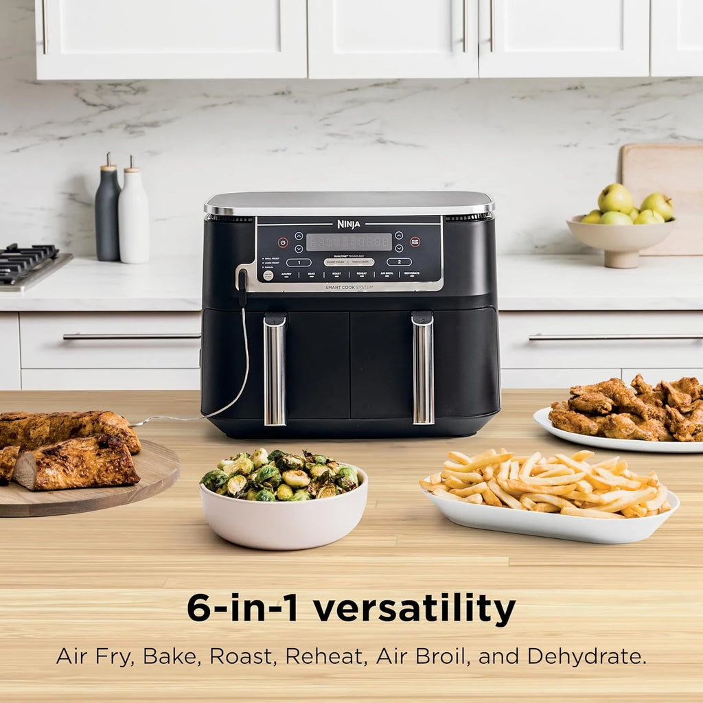 Ninja Foodi 6-in-1 FlexBasket Air Fryer with 7-Quart MegaZone and Basket Divider