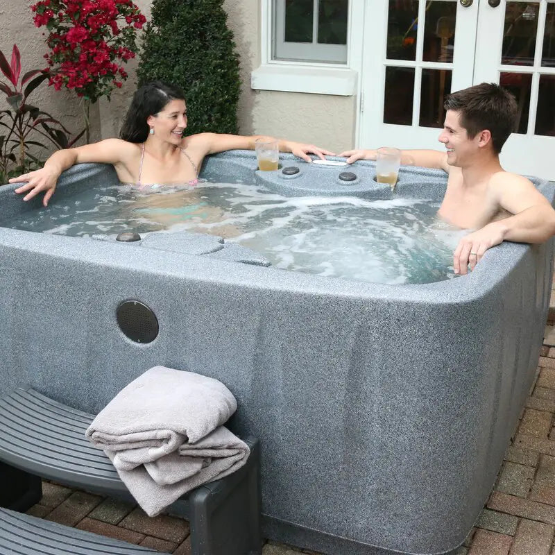 Aquarest Spas, Powered By Jacuzzi® Pumps 4 - Person 12 - Jet Rectangular Plug And Play Hot Tub