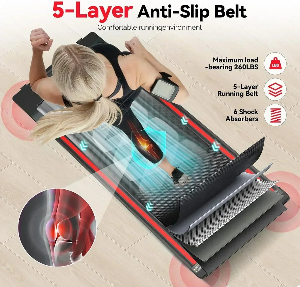 Sperax Walking Vibration Pad with APP 3 in 1 Under Desk Treadmill Walking Treadmill Pad
