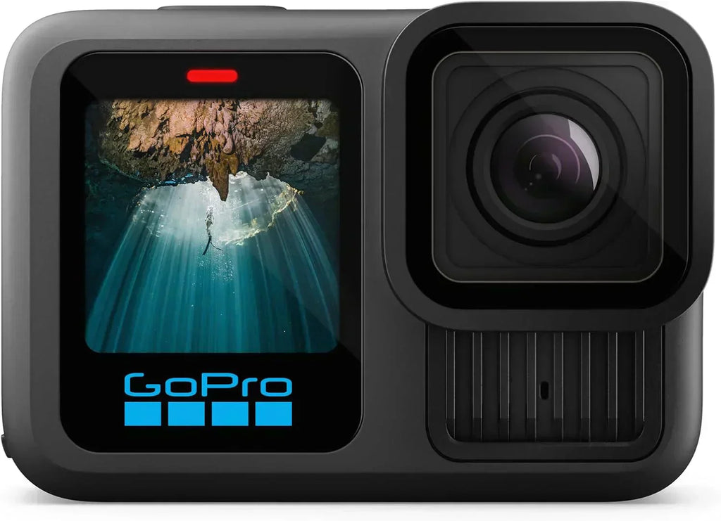 Black Waterproof Action Camera with 5.3K60 Video 27MP Photo Compatability HB-Series Lenses