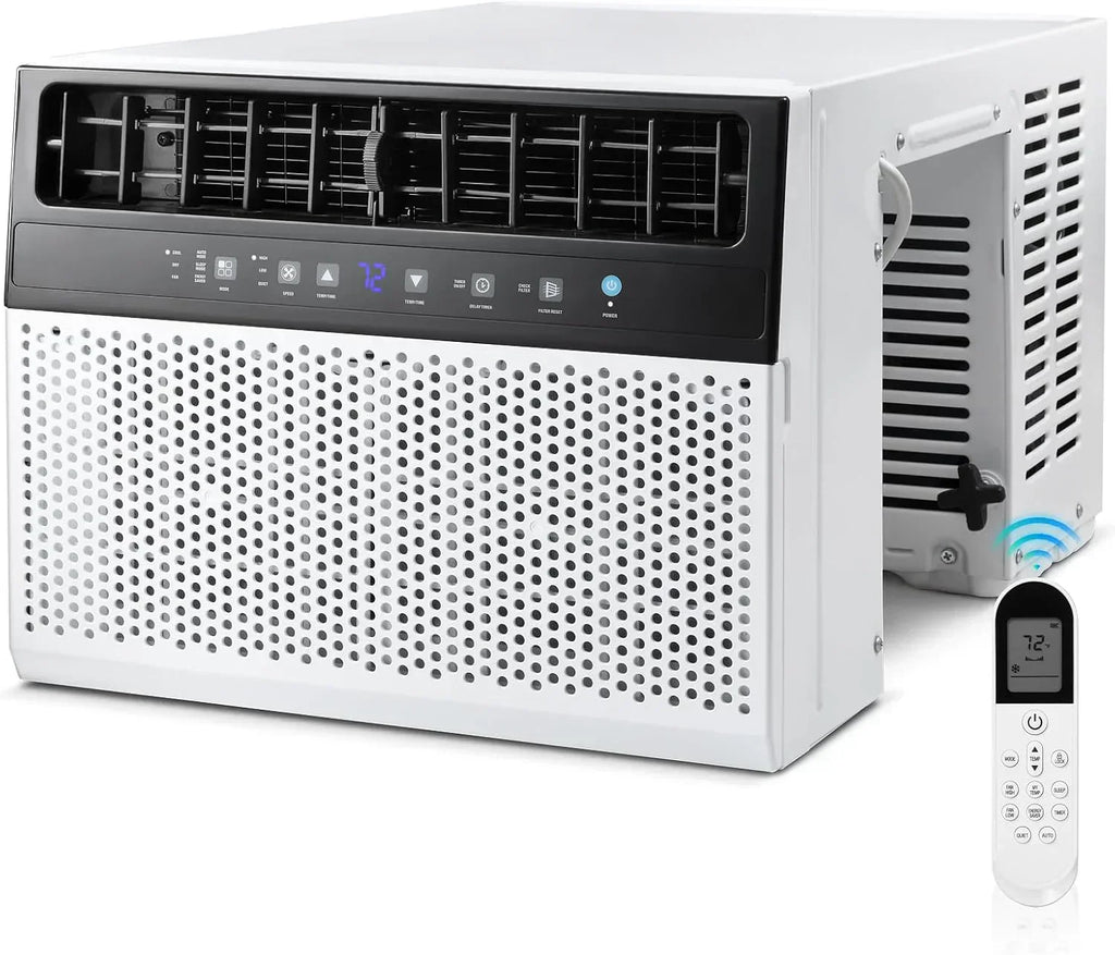 Antarctic Star 12,000 BTU U-Shaped Window Air Conditioner Unit Cools up to 550 Sq.Ft. with 6 Modes