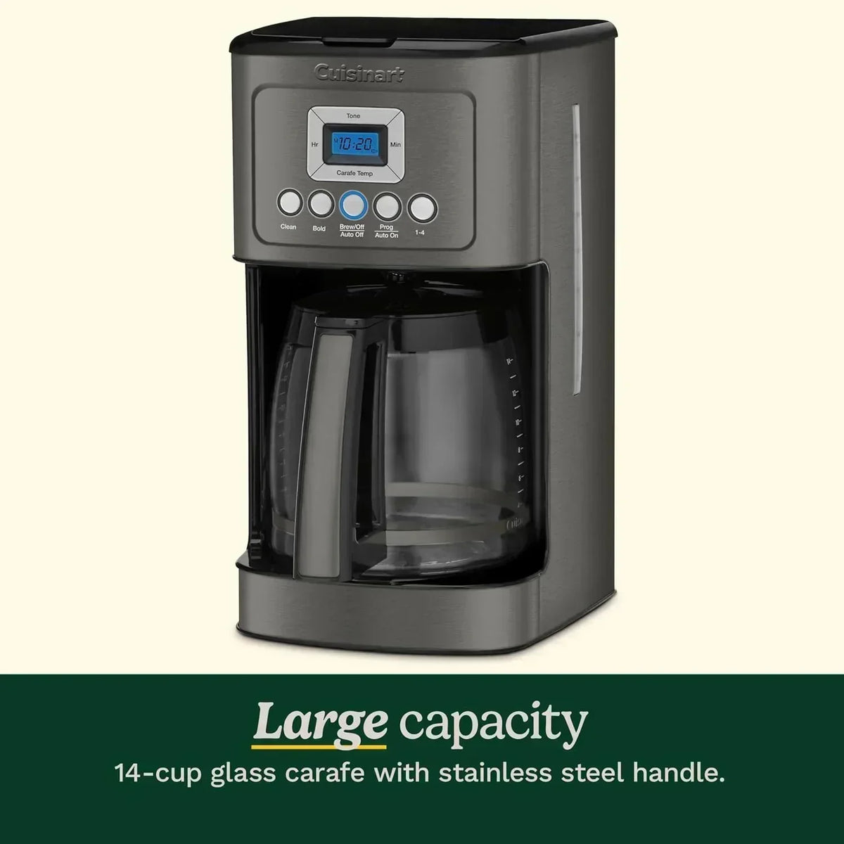 Cuisinart DCC-3200P1 Coffee Maker Fully Automatic with Brew Strength Control