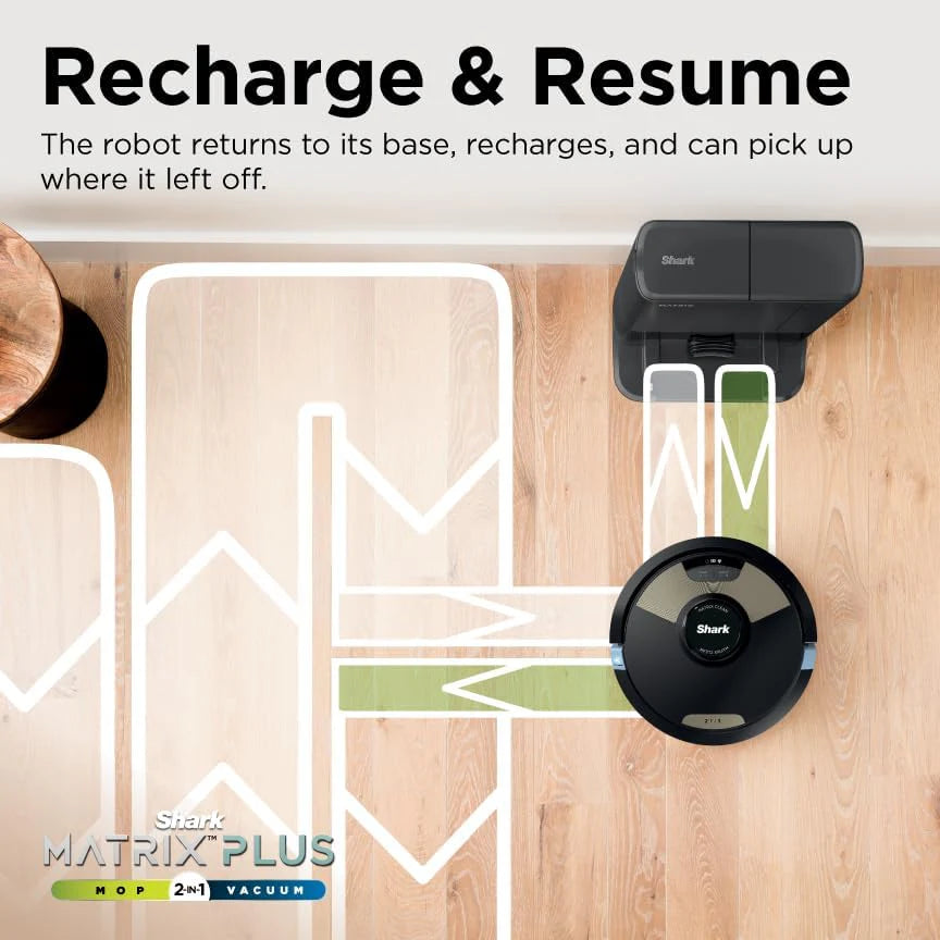 Robot Vacuum & Mop Combo, Powerful Suction, Matrix Plus, 60-Day Debris Capacity, HEPA Bagless Self Empty Base, Sonic Mopping, Home Mapping for Pet Hair - Carpets & Hardfloor, AV2610WA