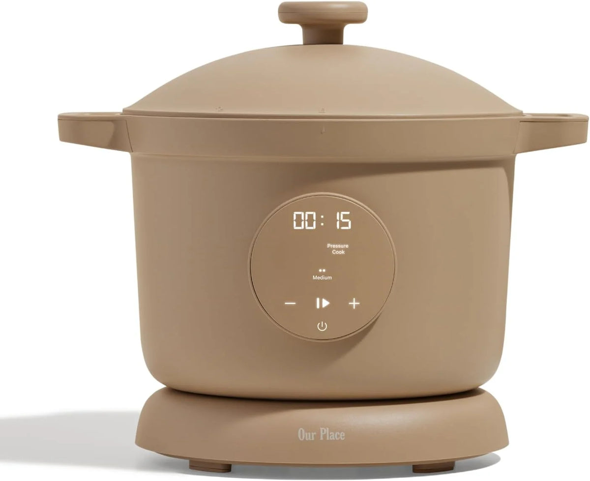 Our Place Dream Cooker | 6-quart Multicooker | 4 Versatile Modes | Pressure Cook, Slow Cook, Sear & Saute, Keep Warm | Hands-Free Steam Release | Tailored Control Panel | Steam