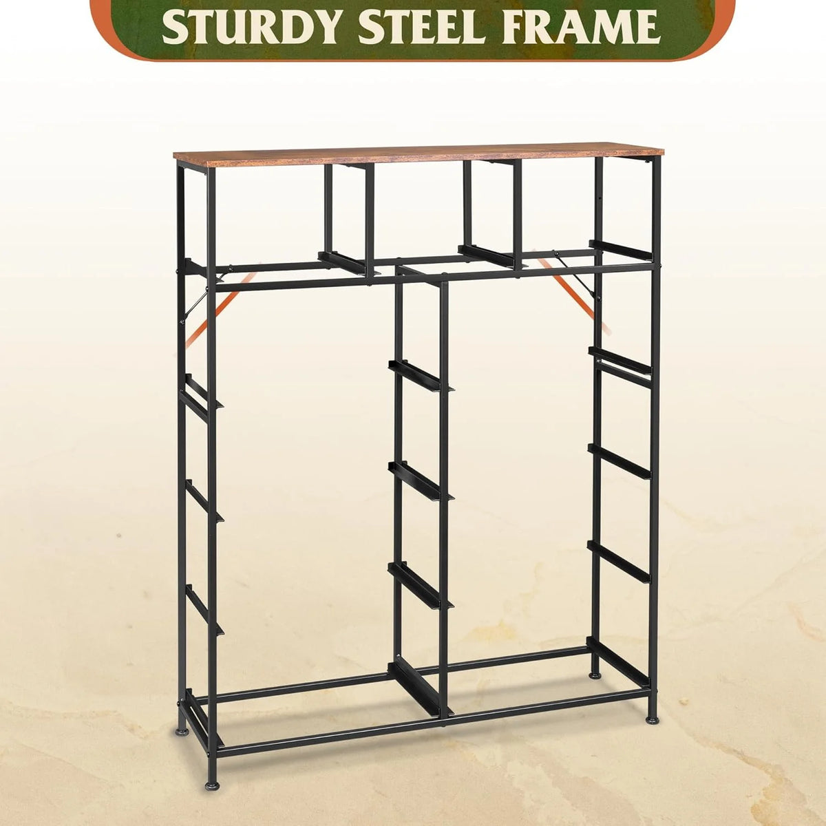 Storage Organizer Unit with 11 Fabric Bins, Storage Drawers Organizer with Steel Frame, Tall Storage Tower Organizaton