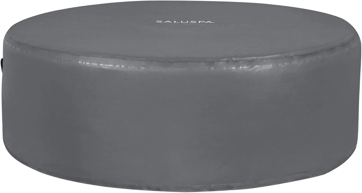 Bestway SaluSpa Miami EnergySense AirJet Inflatable Hot Tub Spa (71 x 26) | Portable Hot Tub with 2 Covers (1 Energy-Efficient Thermal Cover and 1 Standard Cover) | Fits Up to 2-4 Persons | Black