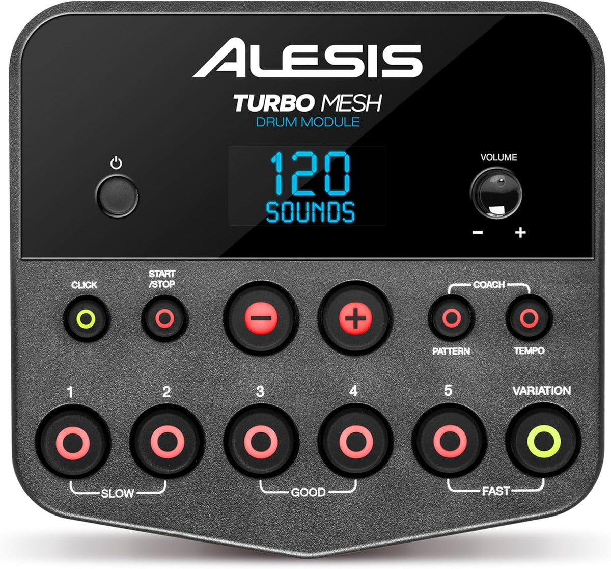 Alesis Turbo Mesh Kit - Electric Drum Set with Over 100 Sounds Mesh Drum Pad