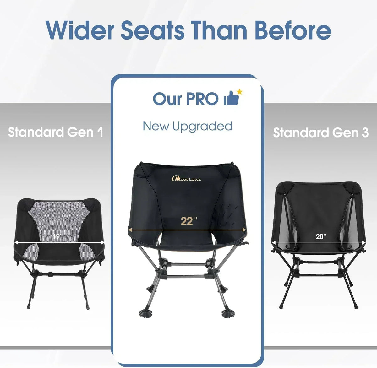 Portable Camping Chair Plus Folding Chair for Backpacking and Hiking