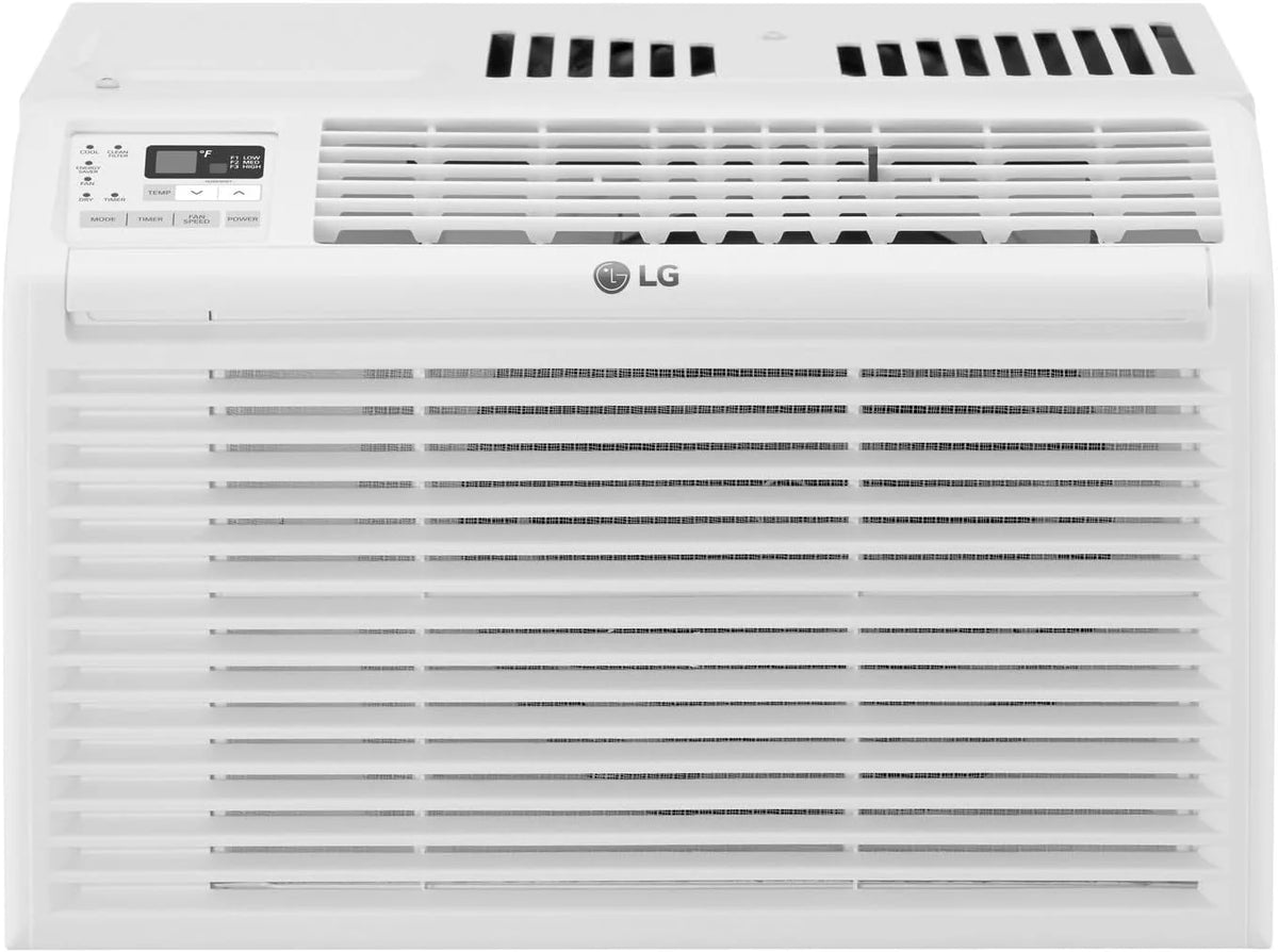 LG 6,000 BTU Window Air Conditioner, 115V, Cools 250 Sq.Ft. for Bedroom, Den