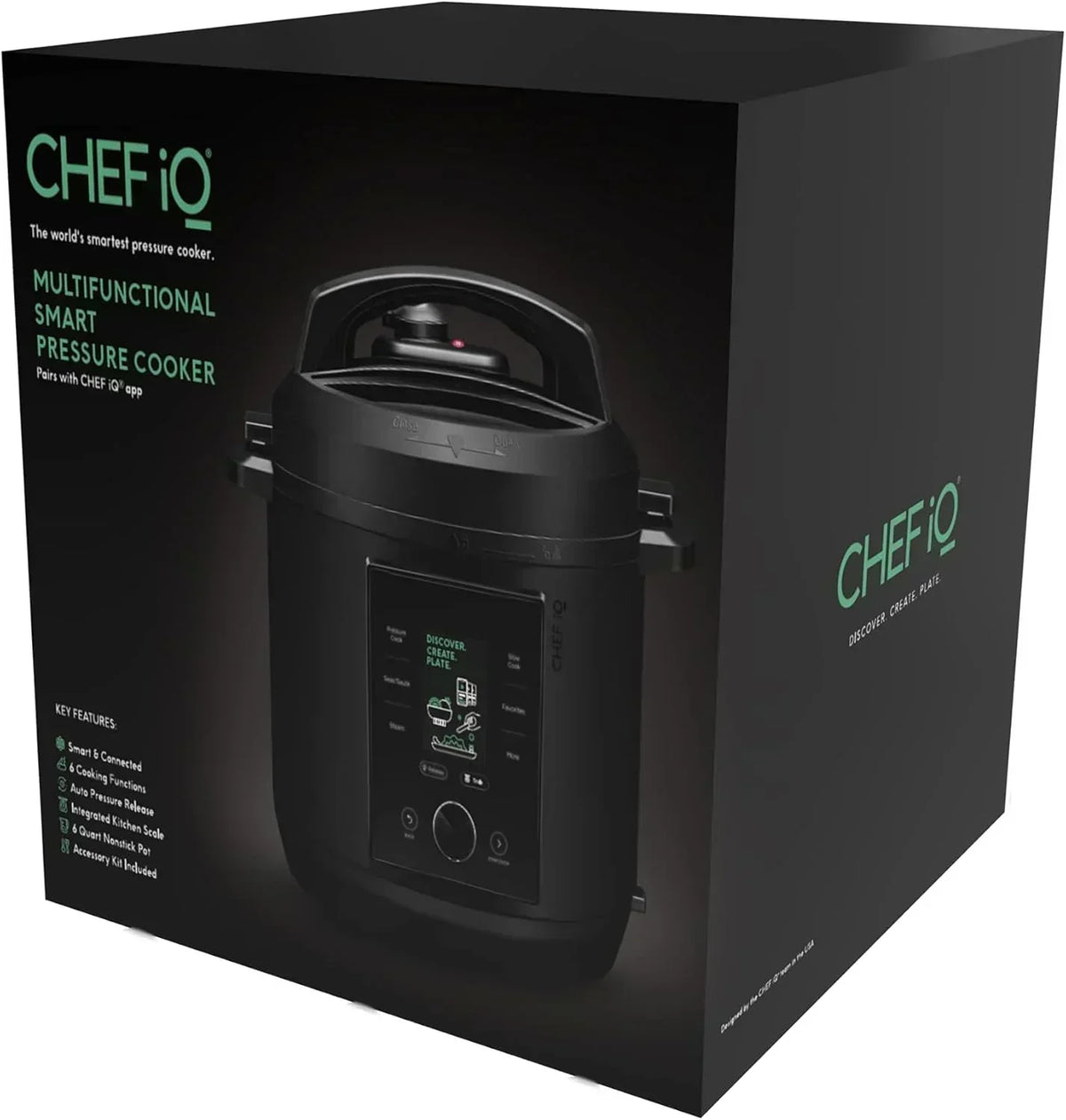CHEF iQ Smart Pressure Cooker with WiFi and Built-in Scale 10-in-1 Multi-Cooker Rice Cooker